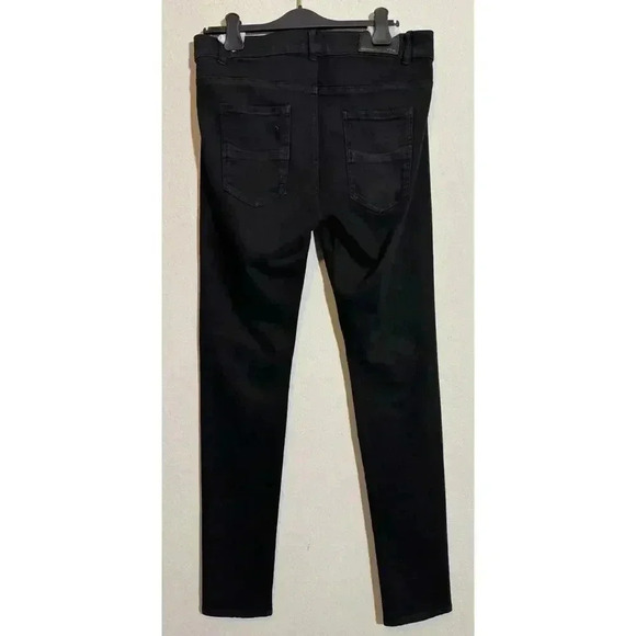 Amiri Leather Patch MX1 Distressed Jeans - Picture 3 of 15